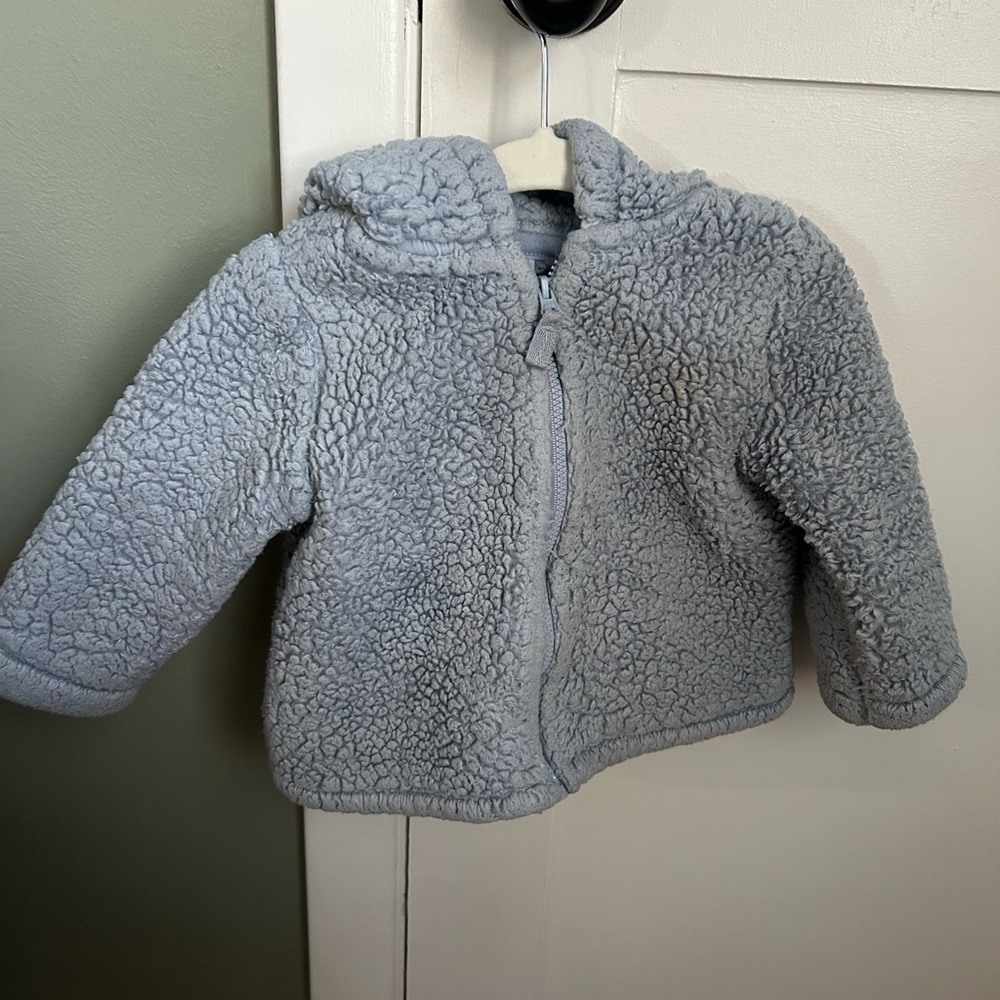 Carter's Slate Blue Sherpa Hoodie